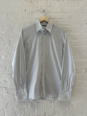 Miu Miu Striped Button Up Shirt
